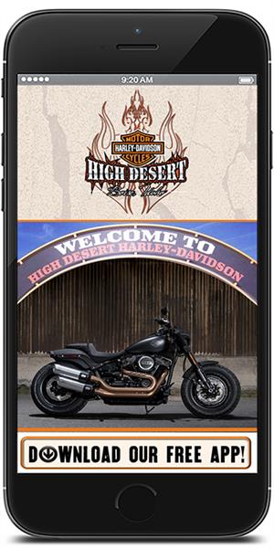 The Official Mobile App for High Desert Harley-Davidson