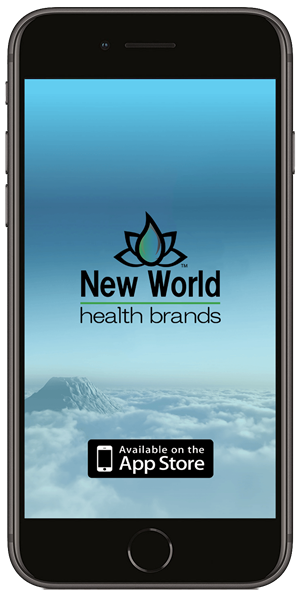 Stay in touch with New World Health Brands using their mobile application available for both Apple and Android