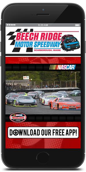 Stay on track with Beech Ridge Motor Speedway using their mobile application available for both Apple and Android