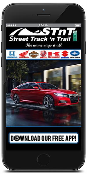 The Official Mobile App for Street Track ‘n Trail Powersports & Honda Cars