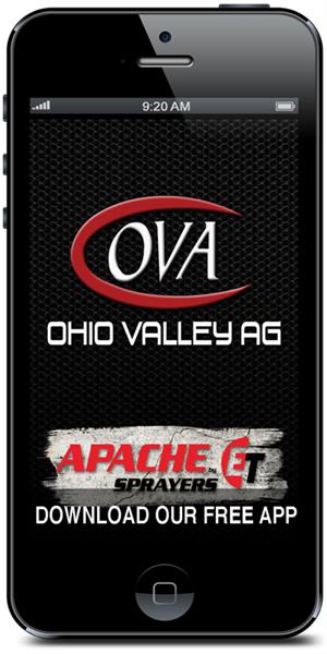 Go to the iTunes or Google Play store to download the Ohio Valley Ag, LLC mobile application