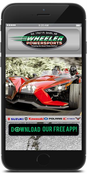 Stay in touch with Wheeler Powersports using their mobile application available for both Apple and Android