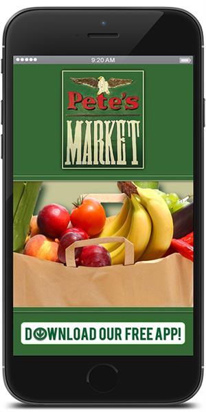 Stay connected to Pete’s Market Narrowsburg using their mobile application available for both Apple and Android devices