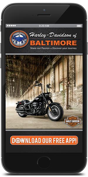 The Official Mobile App for Harley-Davidson of Baltimore