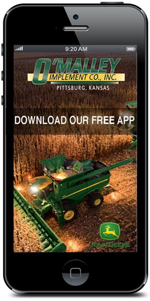 O’Malley Implement Company has gone mobile!  Visit the iTunes or Google Play store to download O’Malley’s mobile application today.