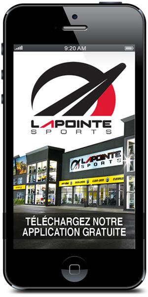Avec l’application mobile de Lapointe Sports, vous serez en mesure de parcourir l’inventaire de véhicules, rester informés sur tous nos événements et promotions et de plus.